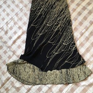 Abbro woman maxi skirt( two layers), size 42